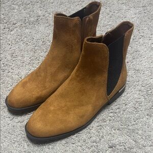 Women’s cute and comfy  Tan Chelsea Boots. Never worn.